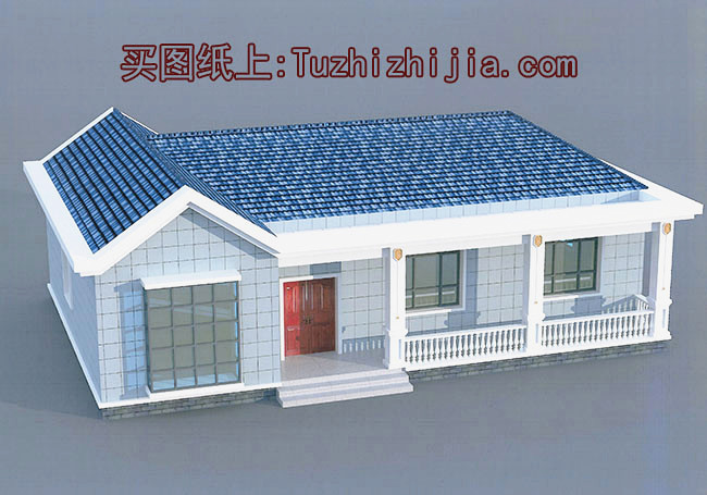 精選6套農村一層平房設計圖，造價只需10萬元