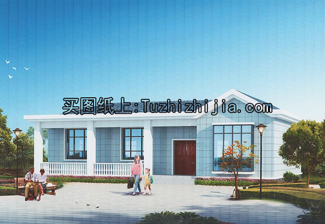 精選6套農村一層平房設計圖，造價只需10萬元