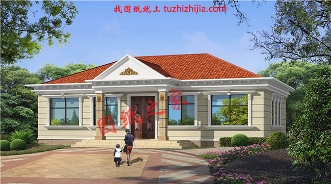 精選6套農村一層平房設計圖，造價只需10萬元