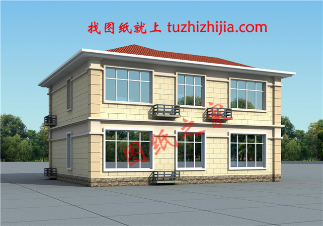 農村2018新式三間二層樓房，12&times;11.6米，戶型經典，造價實惠