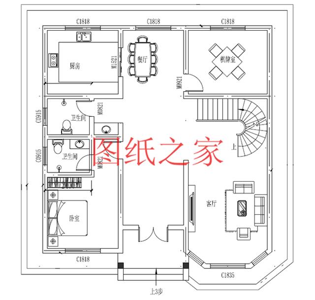 推薦3套適合一般家庭的二層別墅，占地130平米，不大不小剛剛好！