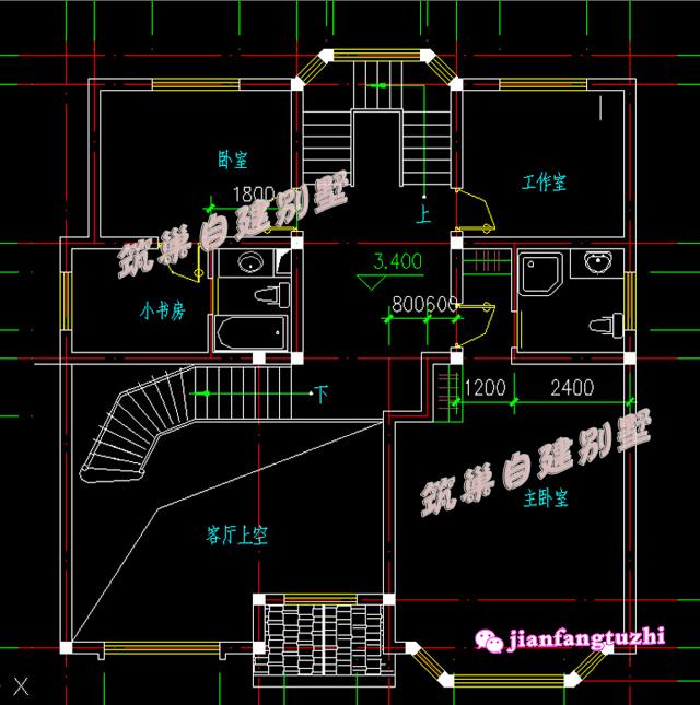 占地140平三層磚混結構別墅設計圖，精致漂亮，（附別墅建成實拍外觀圖）