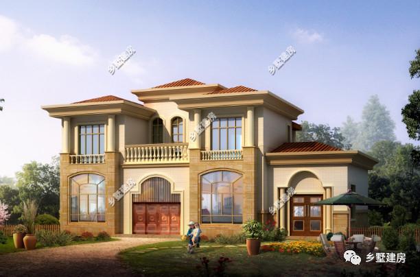 造價20萬的兩款農村二層別墅設計圖，第二套老少皆宜，大眾情人款！