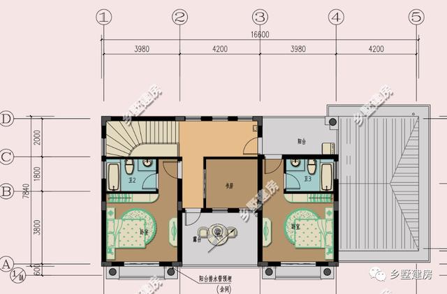 造價20萬的兩款農村二層別墅設計圖，第二套老少皆宜，大眾情人款！