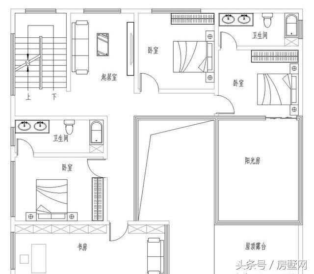 新中式三層磚混結(jié)構(gòu)別墅設(shè)計(jì)圖，豪華還帶泳池，被植物環(huán)繞，空氣超好，非常適合養(yǎng)老！