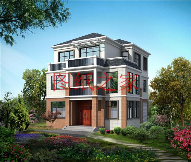 推薦8款占地面積小的三層別墅設(shè)計圖，不僅外觀精致漂亮戶型合理，造價更低！