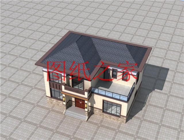 兩款小宅基地的二層別墅設計圖，4室3廳2衛陽臺，小戶型二層別墅也能住得很寬敞！