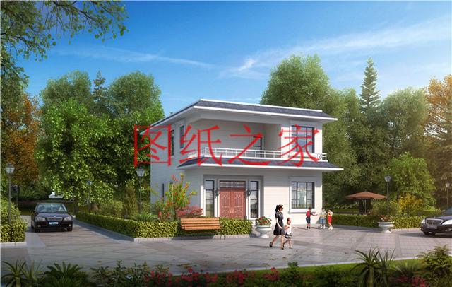 兩款小宅基地的二層別墅設計圖，4室3廳2衛陽臺，小戶型二層別墅也能住得很寬敞！