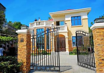 10米x10米農村二層帶夾層磚混結構別墅設計圖，戶型方正，戶型十分漂亮，造價20萬（附鏡像圖）