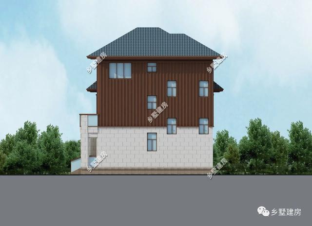 18x12米農村現代風格小別墅設計圖，大氣又簡單，濃濃現代元素，做村里最亮眼的別墅！