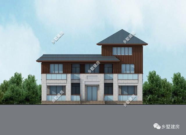 18x12米農村現代風格小別墅設計圖，大氣又簡單，濃濃現代元素，做村里最亮眼的別墅！