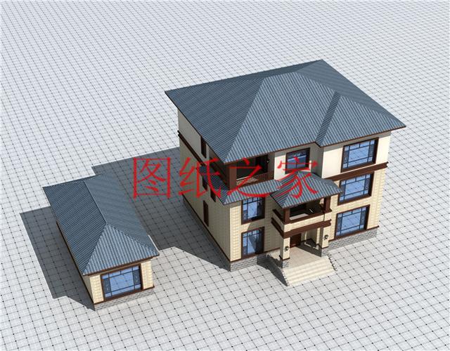 簡約接地氣的三層別墅設計圖，占地150平卻有6、7個臥室，住起來絕對舒適寬敞！