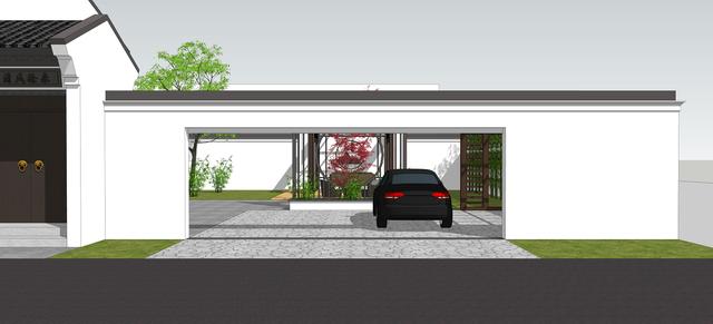 15.3米X11.5米二層新中式別墅設(shè)計圖，帶活動室和健身房，造價40萬，在家也能運動！