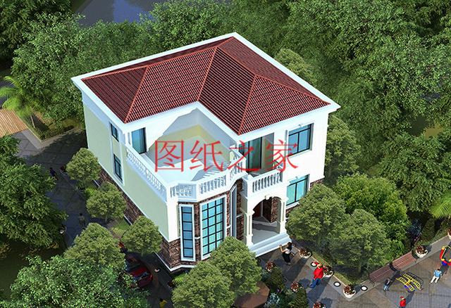 分享4套農村二層別墅，占地120平方米左右，造價不到20萬，經濟又實用！