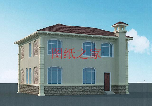 分享4套農村二層別墅，占地120平方米左右，造價不到20萬，經濟又實用！