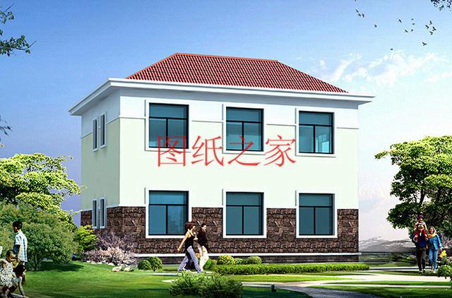 分享4套農村二層別墅，占地120平方米左右，造價不到20萬，經濟又實用！