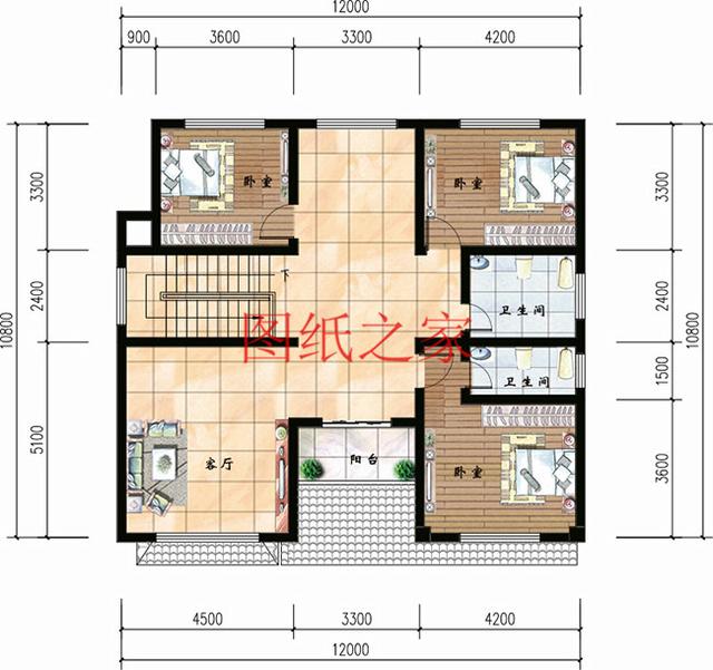 分享4套農村二層別墅，占地120平方米左右，造價不到20萬，經濟又實用！