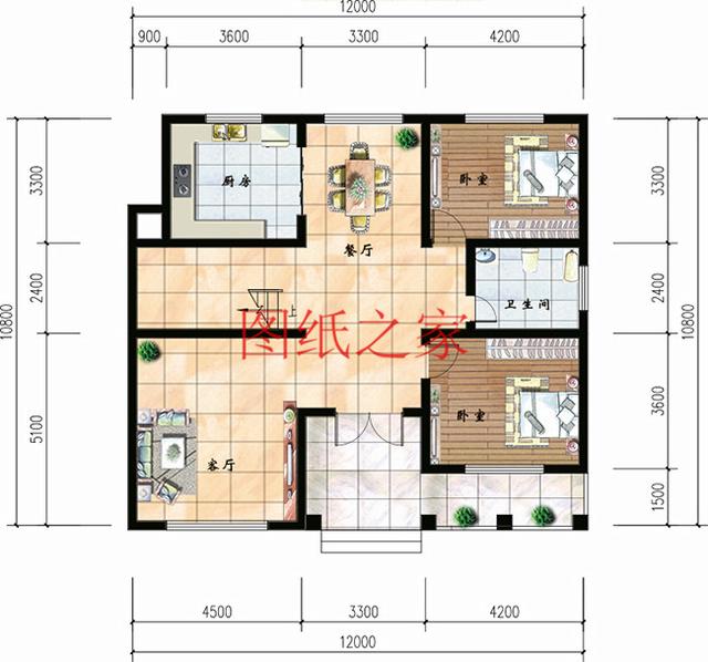 分享4套農村二層別墅，占地120平方米左右，造價不到20萬，經濟又實用！
