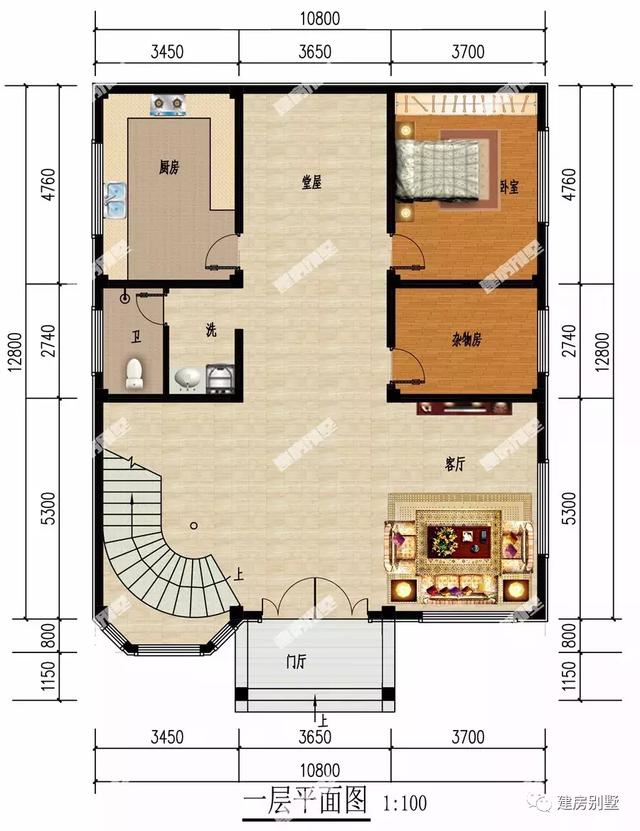 兩款賊靚的農村三層別墅設計圖，外觀很美，第一棟帶地下室，第二棟有空中涼亭