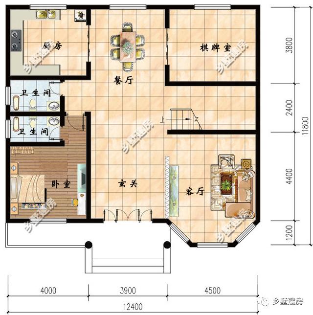 推薦兩款12X11米二層農村自建房，不僅造價經濟還顏值逆天，誰建誰知道！