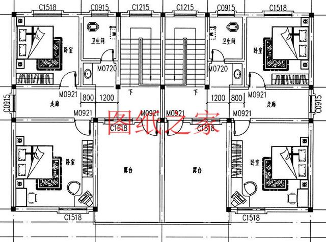 宅基地面積有限可以建雙拼別墅，每戶造價不到30萬，經濟又實用，父母也可以跟著享福！