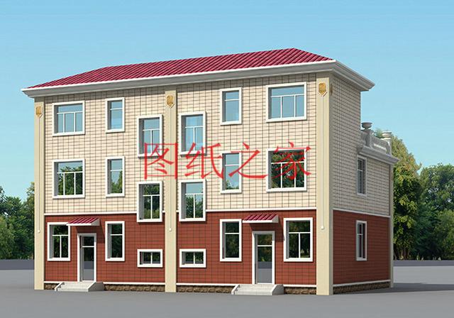 宅基地面積有限可以建雙拼別墅，每戶造價不到30萬，經濟又實用，父母也可以跟著享福！