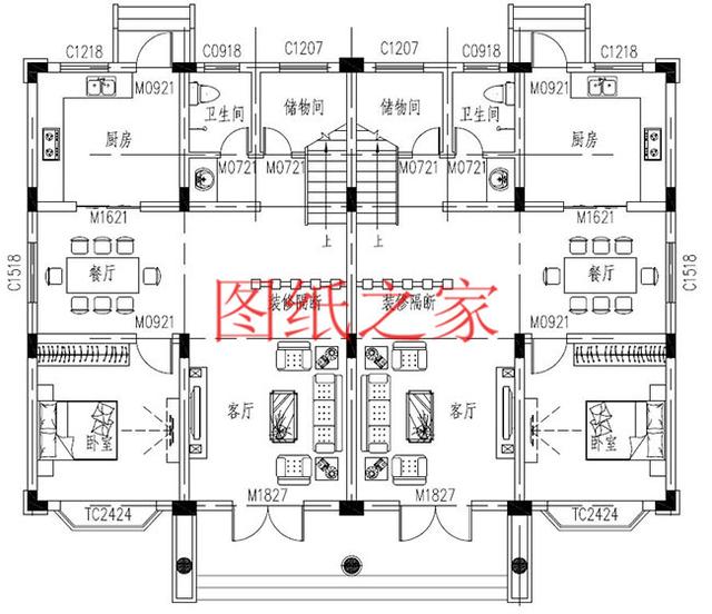 宅基地面積有限可以建雙拼別墅，每戶造價不到30萬，經濟又實用，父母也可以跟著享福！