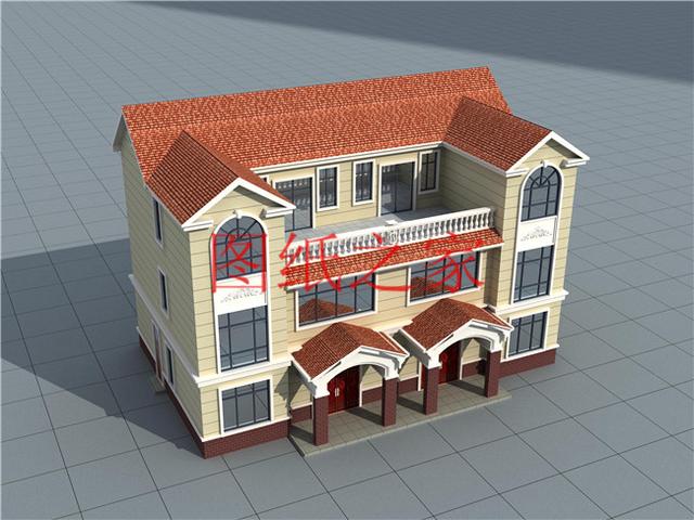 宅基地面積有限可以建雙拼別墅，每戶造價不到30萬，經濟又實用，父母也可以跟著享福！