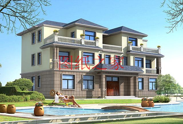 宅基地面積有限可以建雙拼別墅，每戶造價不到30萬，經濟又實用，父母也可以跟著享福！