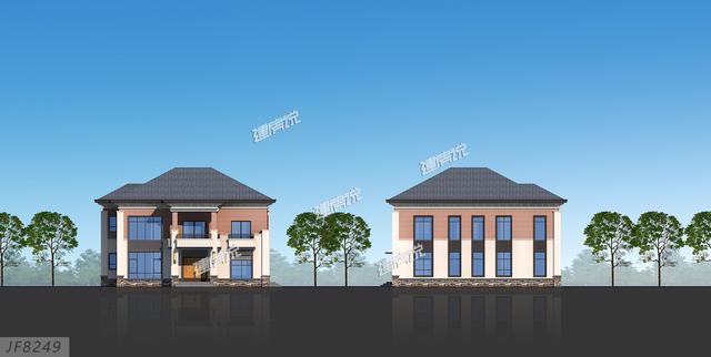 三棟農(nóng)村二層別墅設(shè)計(jì)圖，精致漂亮，實(shí)用，見過的人都說好，好戶型錯(cuò)過可惜了