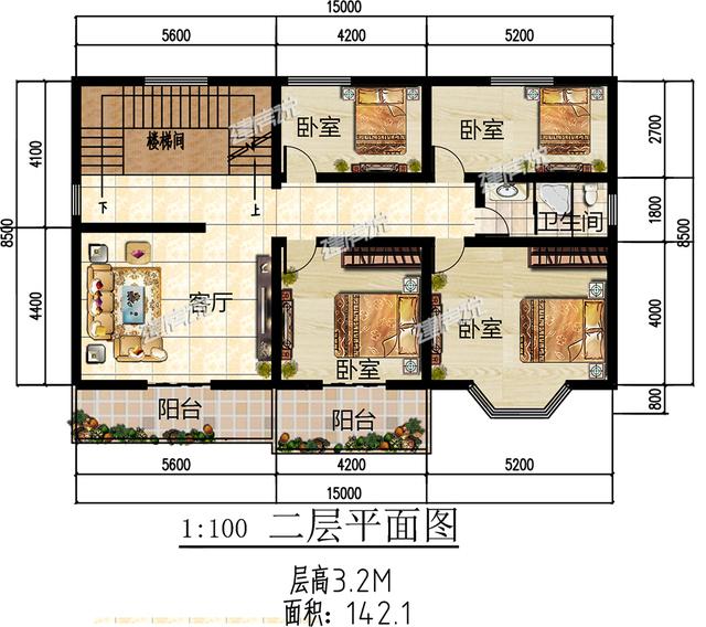 三棟農(nóng)村二層別墅設(shè)計(jì)圖，精致漂亮，實(shí)用，見過的人都說好，好戶型錯(cuò)過可惜了