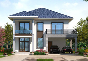 中國(guó)最好看的二層農(nóng)村房子圖片及施工圖紙，20萬(wàn)現(xiàn)代風(fēng)格