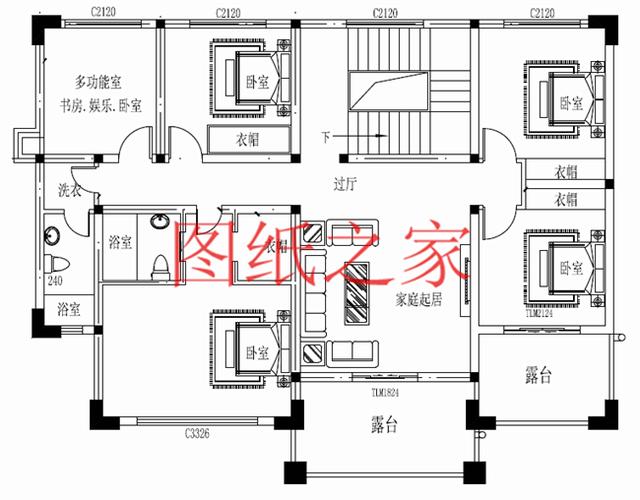 占地160平方米左右的農村二層自建房，精致美觀又實用，年輕人也喜歡！