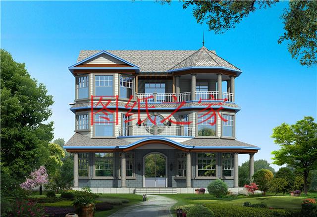 大戶型的農村三層別墅，經典設計永不過時，滿足你一輩子的需求！