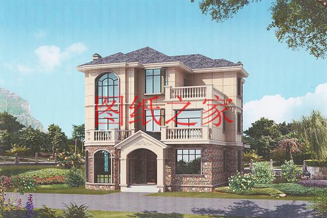 大戶型的農村三層別墅，經典設計永不過時，滿足你一輩子的需求！