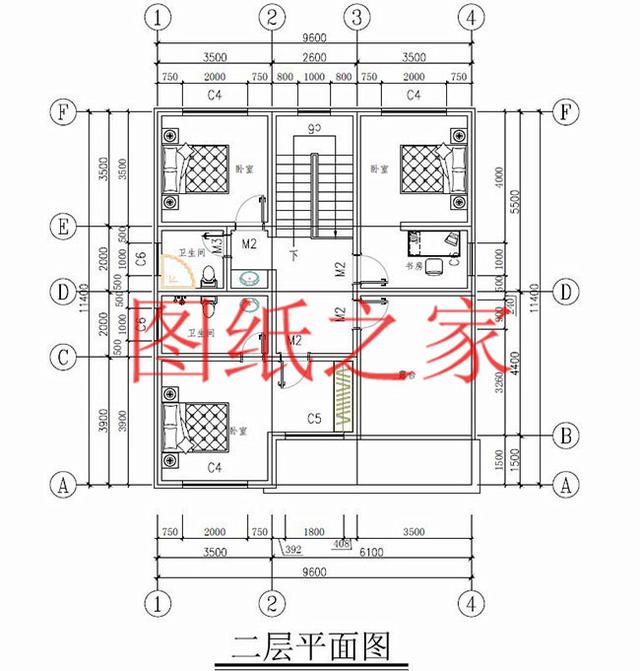 占地110平米左右的5套二層自建別墅，美觀實用，只要二三十萬就能實現別墅夢
