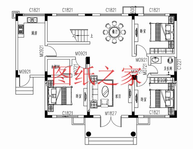 占地110平米左右的5套二層自建別墅，美觀實用，只要二三十萬就能實現別墅夢