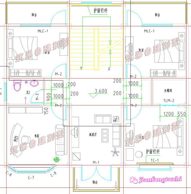 占地150平農村三層別墅設計圖，美觀實用，清新大方，空間利用率高，特別適合農村建房。