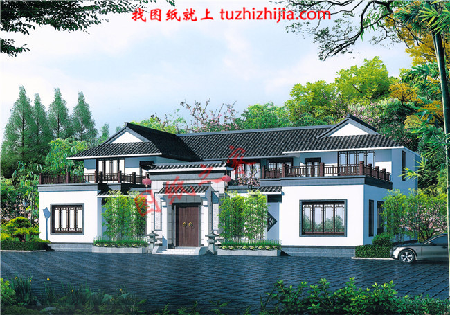 5套四合院別墅設計圖，現代與中式結合，秒殺歐式別墅！