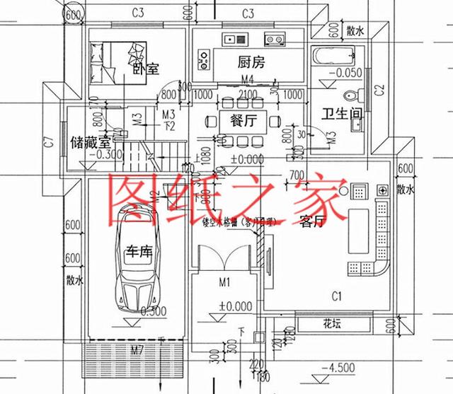 3套120平米的三層別墅，外觀美觀大氣、布局簡單實用，建成之后肯定有面子。