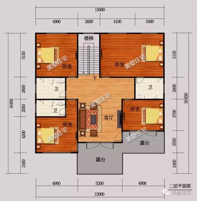 5款農村二層別墅設計圖，內部布局合理舒適，而且外觀時尚美觀，回家建一棟很不錯。