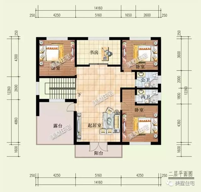 5款農村二層別墅設計圖，內部布局合理舒適，而且外觀時尚美觀，回家建一棟很不錯。