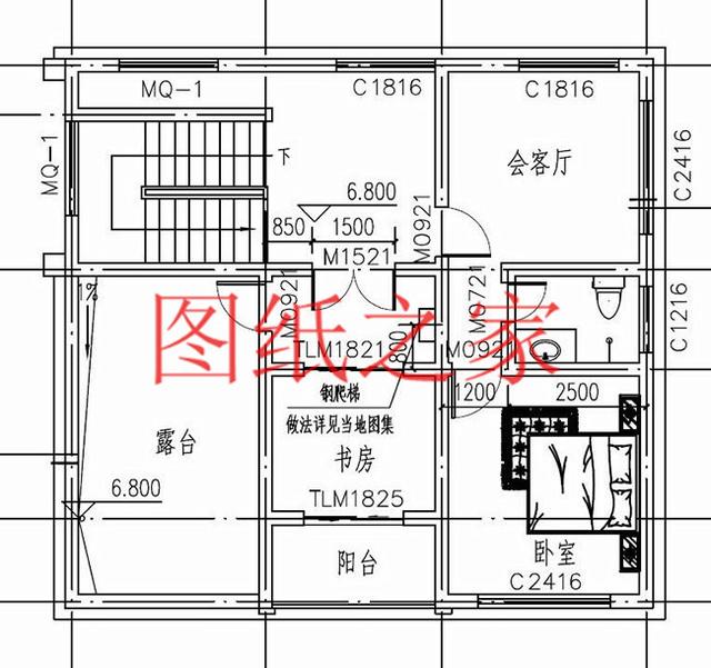三層農(nóng)村自建房，結(jié)構(gòu)簡(jiǎn)單，造價(jià)低，拿到圖紙就能施工！