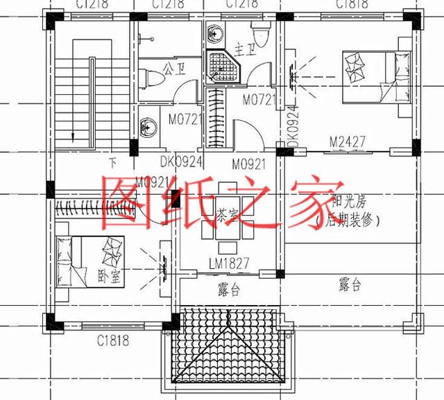 三層農(nóng)村自建房，結(jié)構(gòu)簡(jiǎn)單，造價(jià)低，拿到圖紙就能施工！
