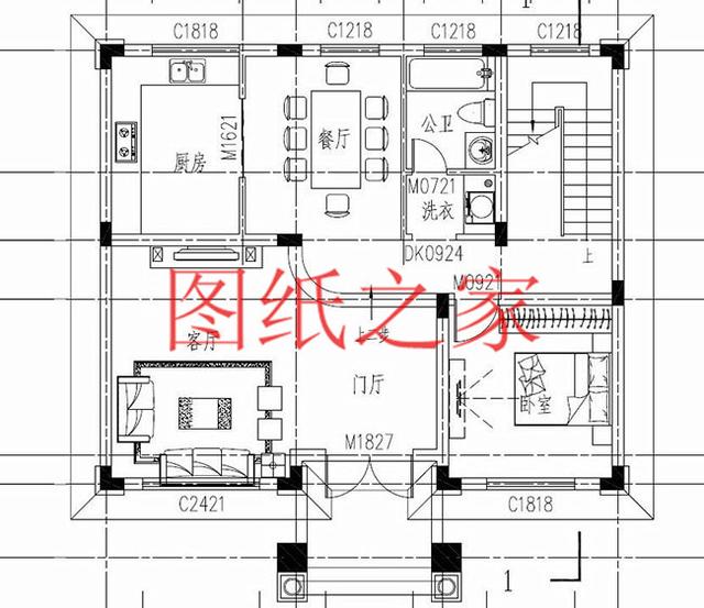 三層農(nóng)村自建房，結(jié)構(gòu)簡(jiǎn)單，造價(jià)低，拿到圖紙就能施工！