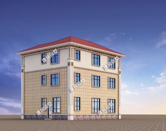 兩套開間都是12.8米的三層農村自建房，精致漂亮，鄰居們的眼紅是最好的認可！