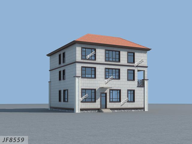 三層新中式別墅設計圖，家家戶戶都能建，布局又實用。