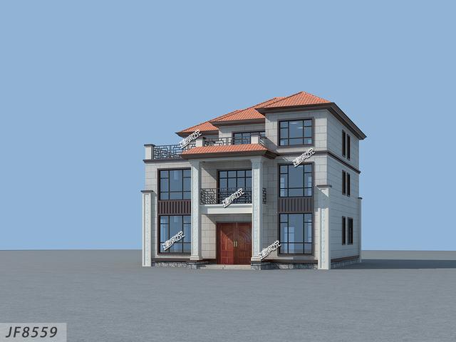 三層新中式別墅設計圖，家家戶戶都能建，布局又實用。