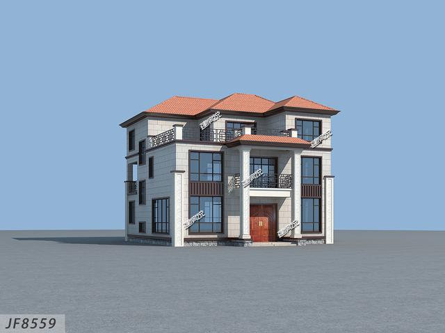 三層新中式別墅設計圖，家家戶戶都能建，布局又實用。