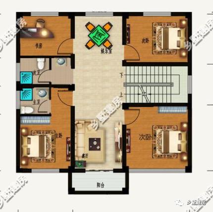 下半年新款三層農村自建房，方便實用，臥室多，農村蓋房就選它！